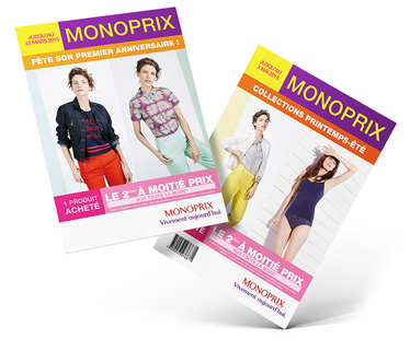 2 flyers MONOPRIX.